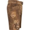 Modern Brown Lederhosen with Belt – A Stylish Take on Traditional Men's Lederhosen - Image 3