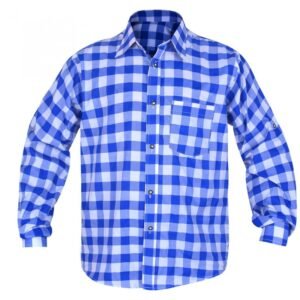 Authentic Traditional Shirt diamond Checkered Admiral Blue