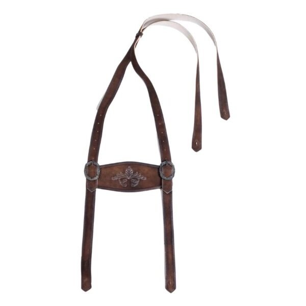 Authentic Women's Lederhosen in Brown