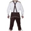 Classic Bavarian Bundhosen Knee Chocolate Brown - Image 3