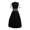 Authentic German Dirndl Dress Anna Long Maxi in Black - Image 3