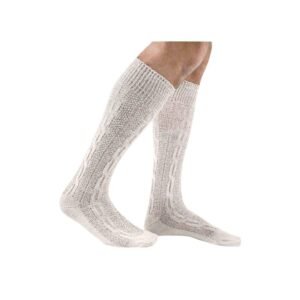 Trachten Bavarian Lederhosen Socks White