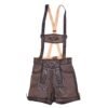 Traditional Lederhosen Real Shaded Brown