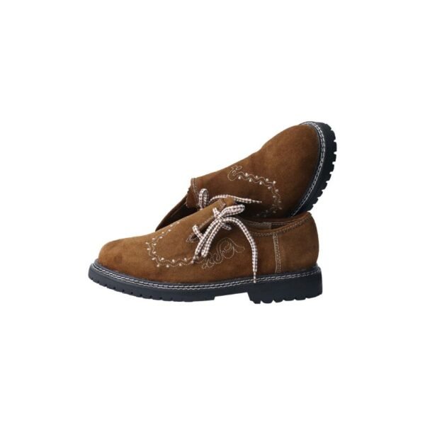 Bavarian footwear Comfortable Lederhosen Shoes Camel Brown - Image 2