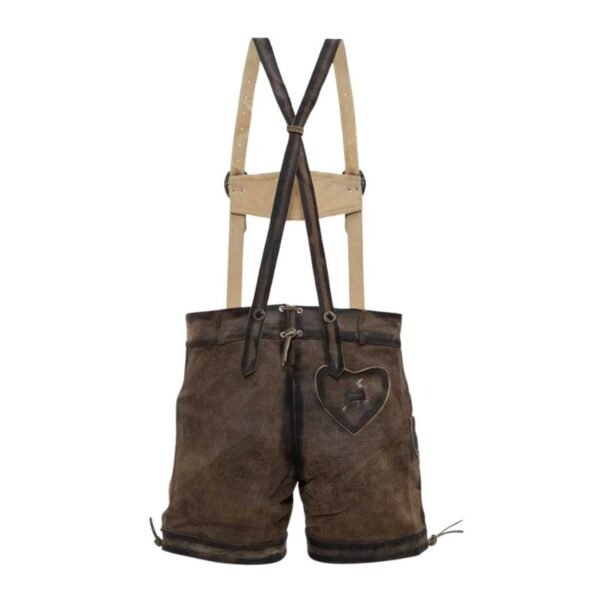 Traditional Lederhosen Real Shaded Brown - Image 2