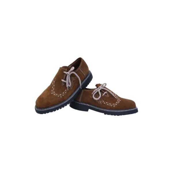 Bavarian footwear Comfortable Lederhosen Shoes Camel Brown - Image 3