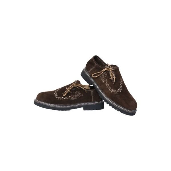 Elegant Haferl Shoes Traditional Dark Brown - Image 2