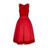Traditional Dirndl Dress in Red Velvet For Women's - Image 2