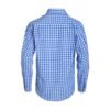 Bavarian Shirt Small Checkered Cobalt Blue - Image 2